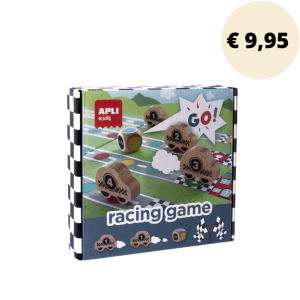 apli race spel met houten autootjes